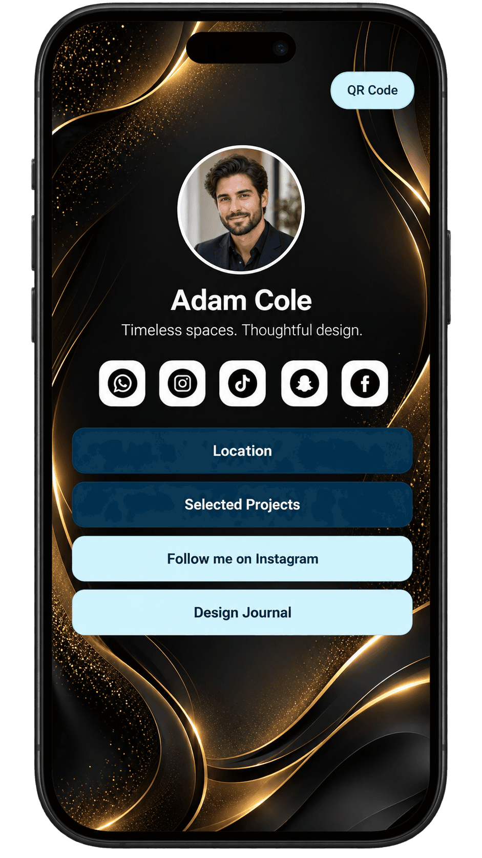 Black Gold theme preview